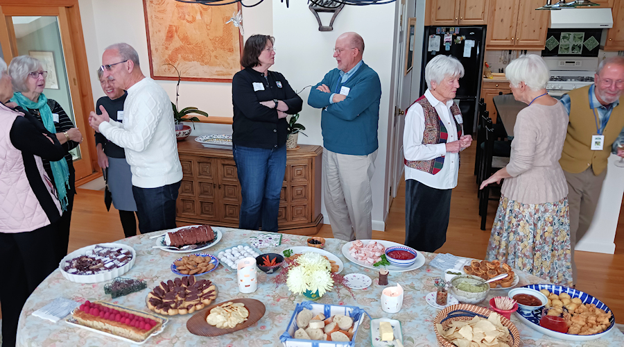 Holiday Volunteer Reception at Julie and Ed's